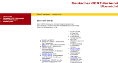 Desktop Screenshot of cert-verbund.de